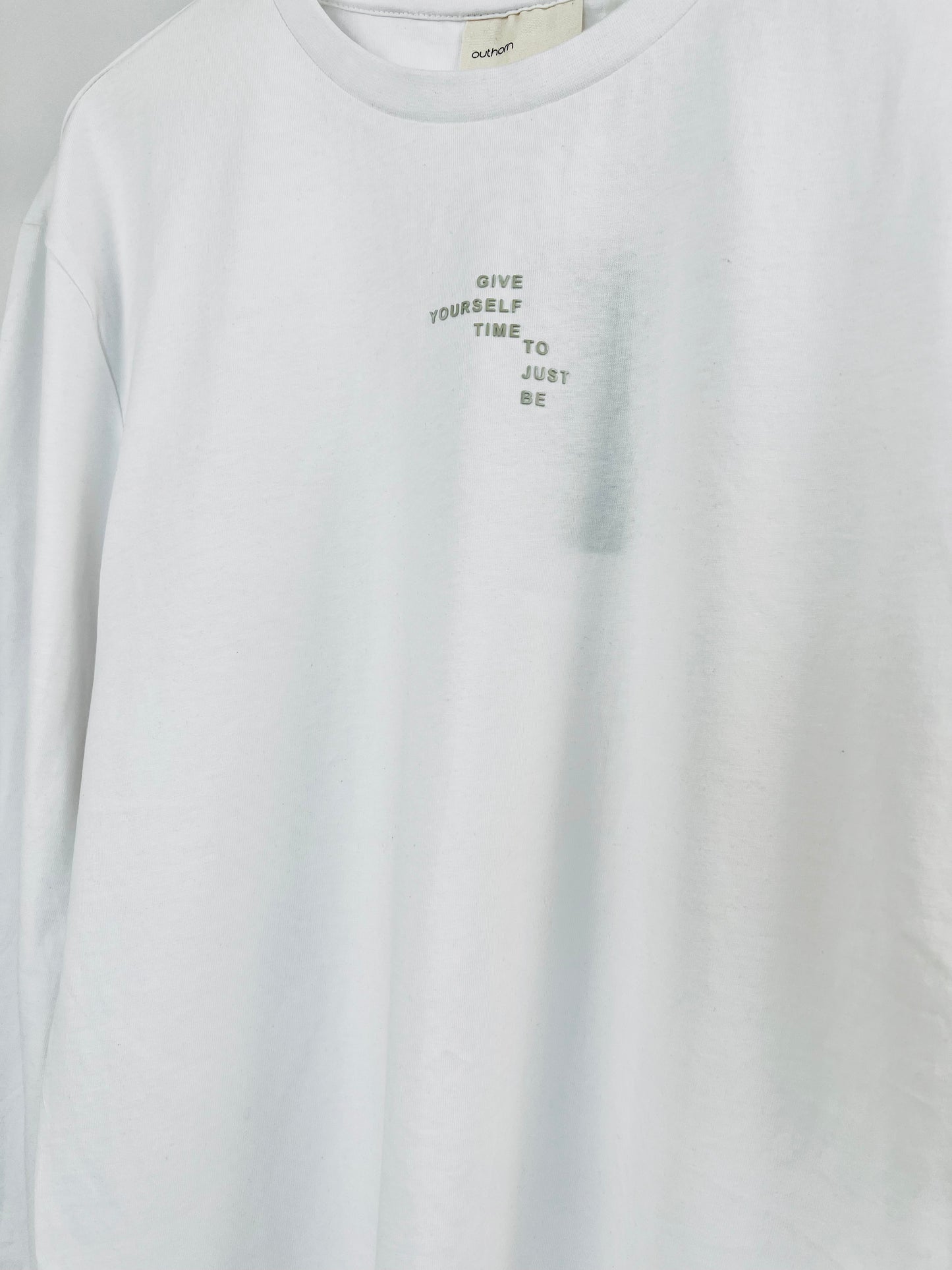 Outhorn Bialy Home longsleeve T-shirt in white