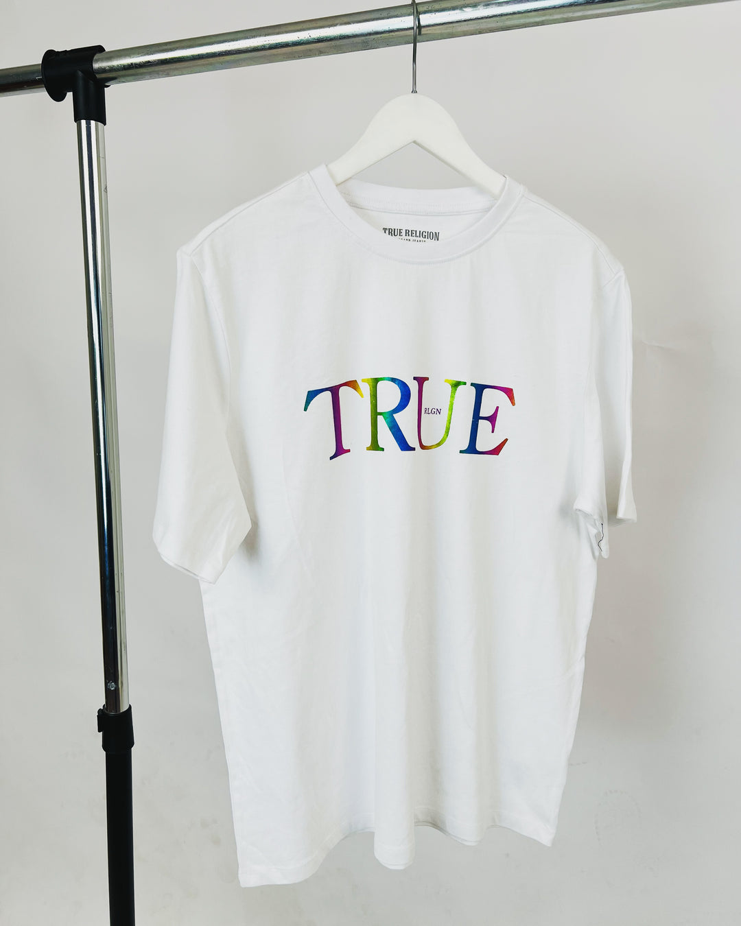 True Religion Print T-shirt in white