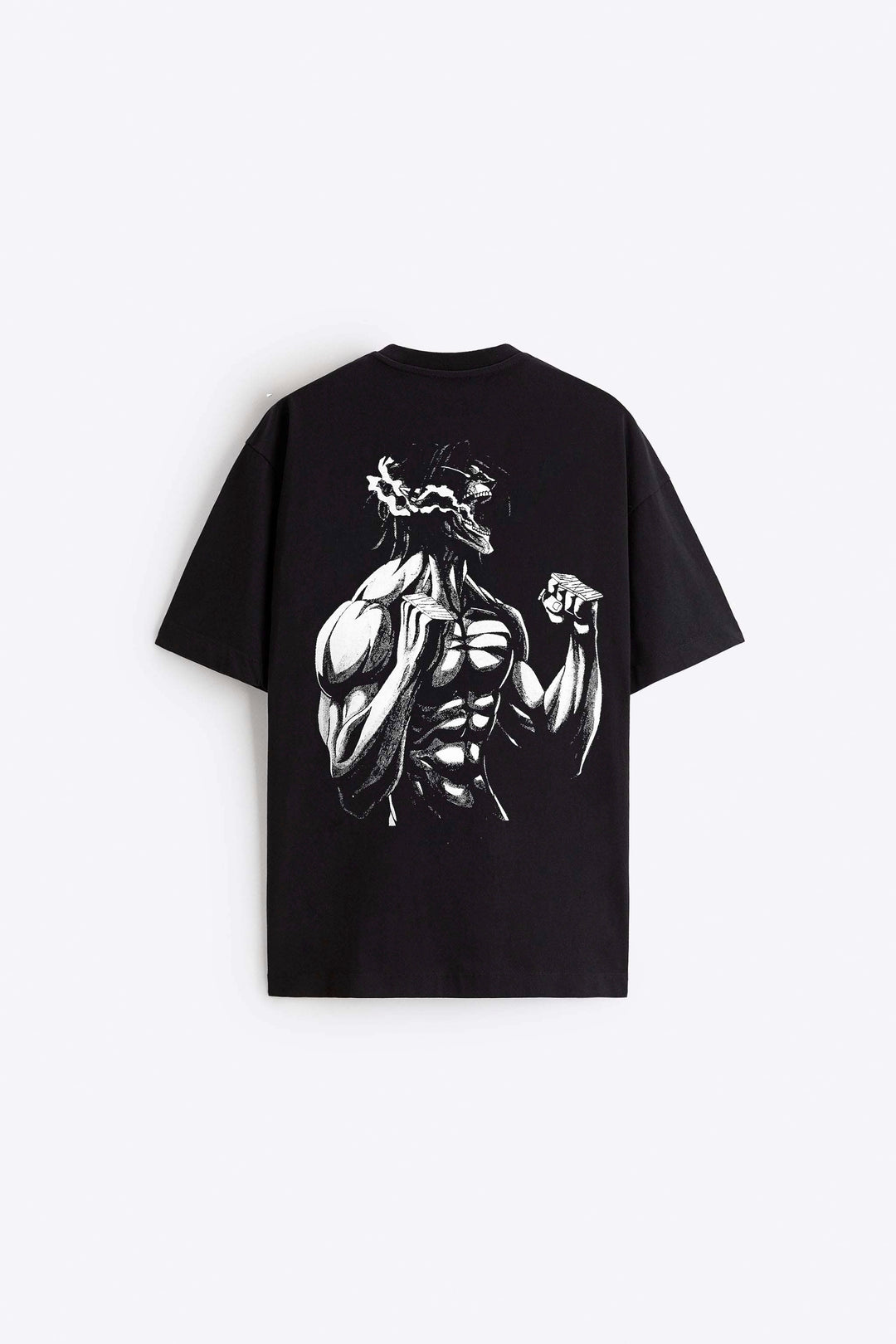 Garm Island Eren Yeager Backprint T-shirt in black