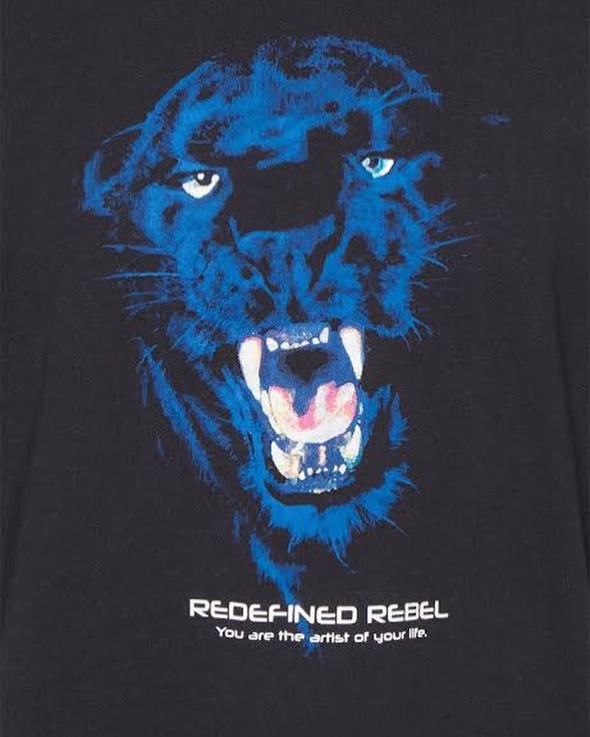 redefined-rebel-panther-print-t-shirt-in-black-garmisland