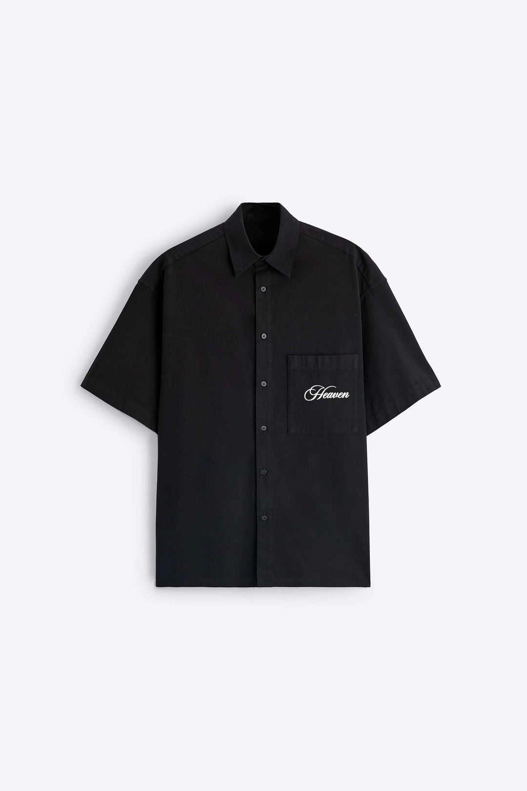 Garm Island Heaven Oversized Short Sleeve Shirt in black