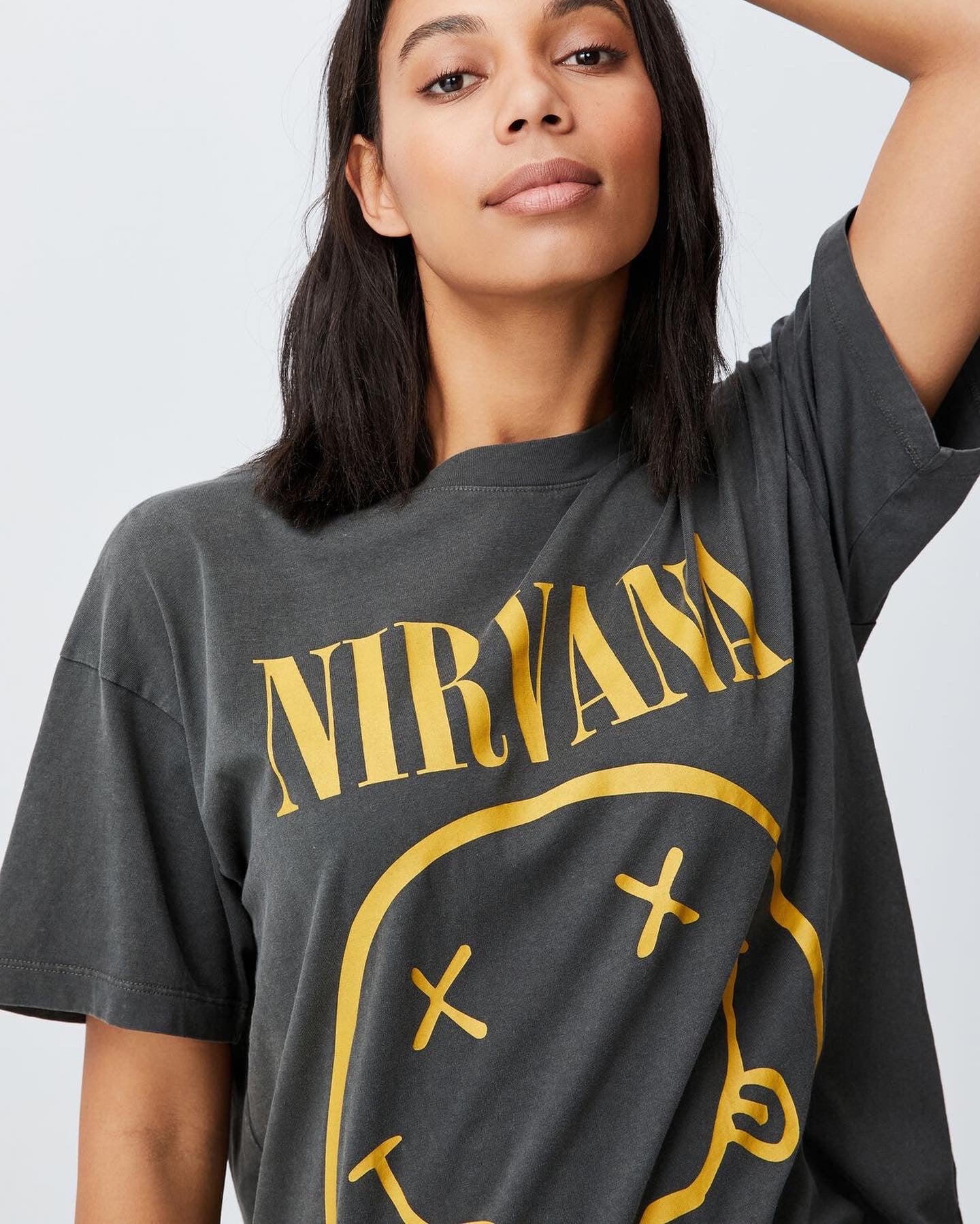 Nirvana t 2025 shirt cotton on