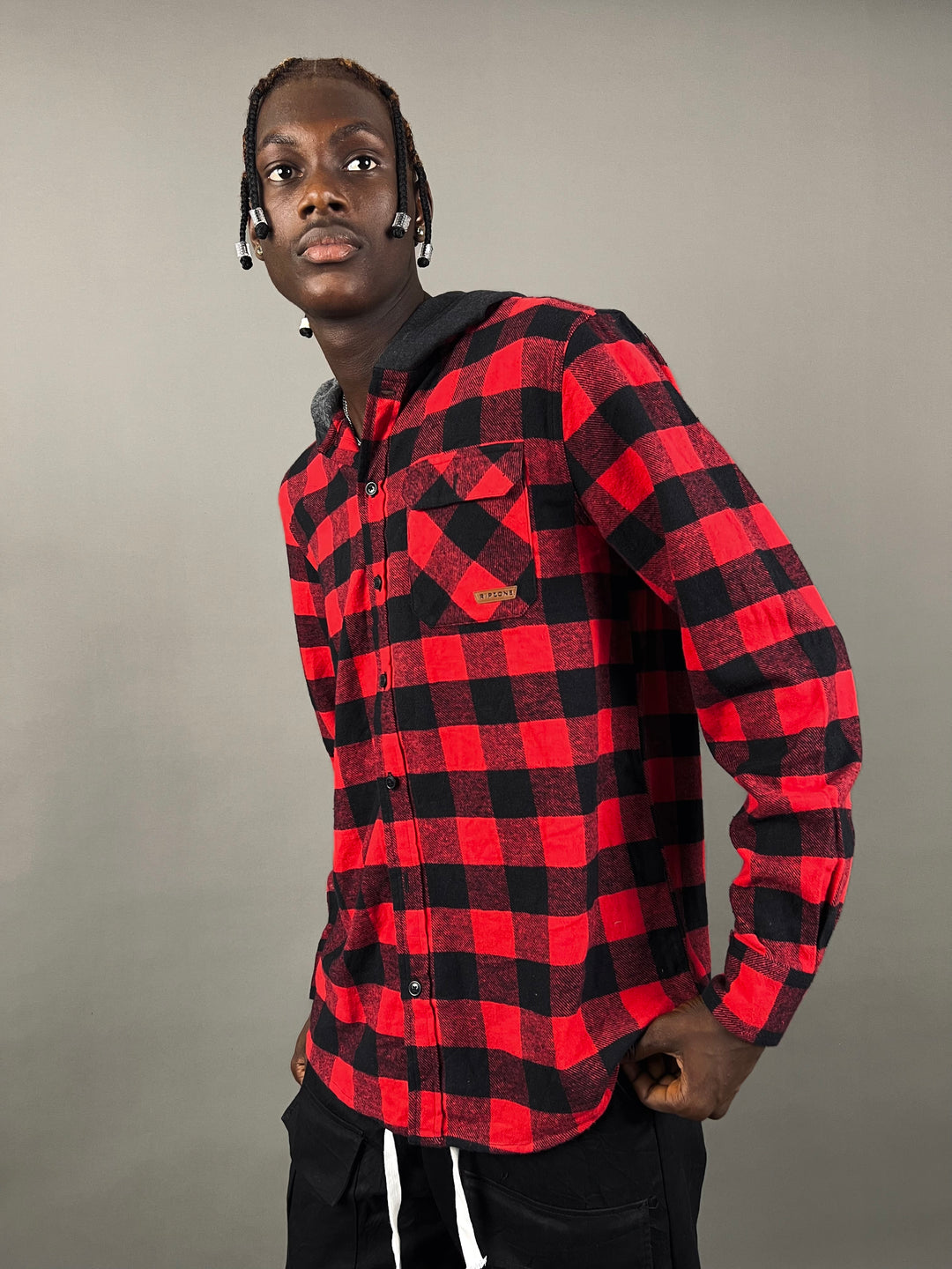 Ripzone Flannel Shirt with Hood