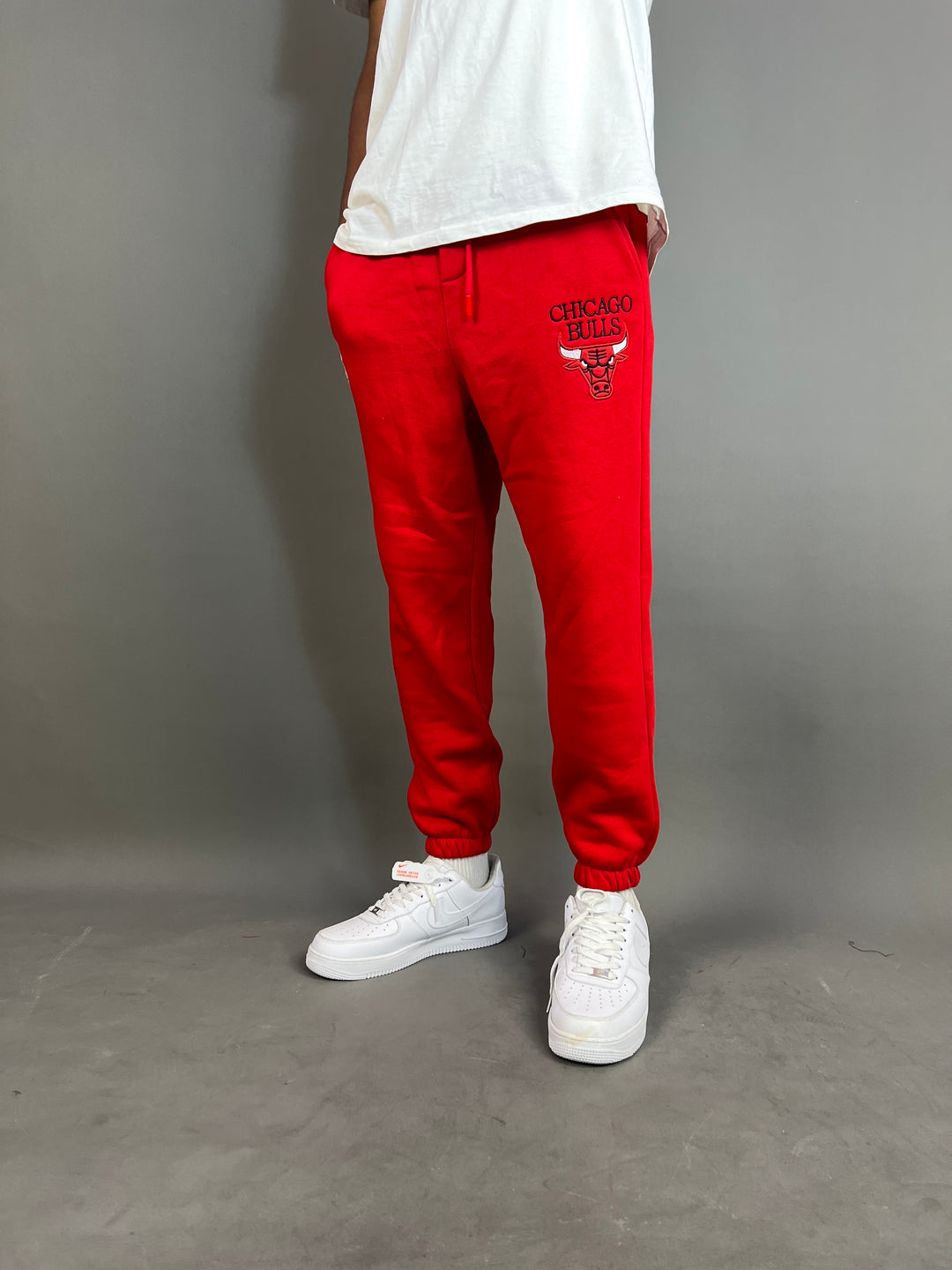 Blow up clothing Chicago bulls jogger pants in red