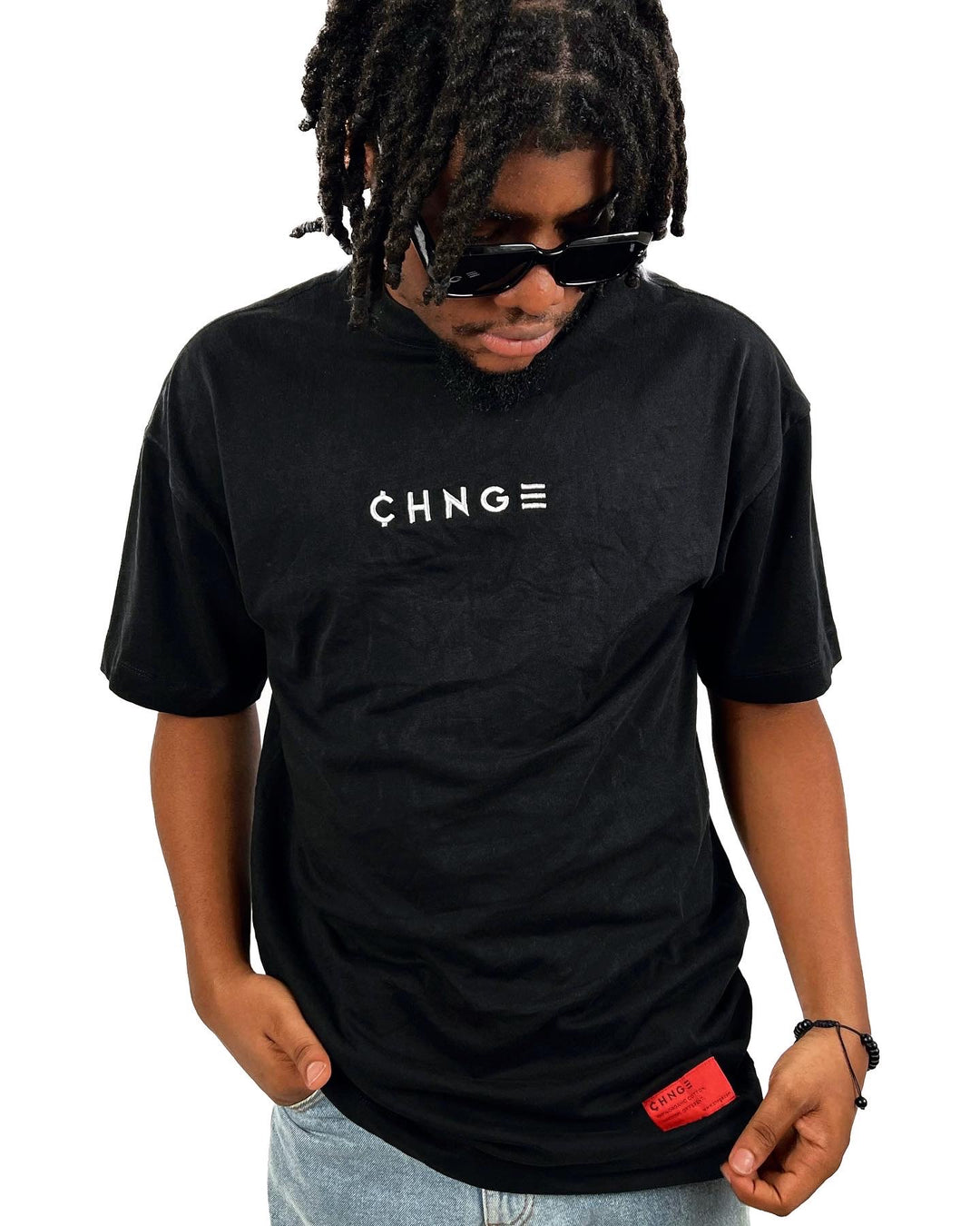 Chnge Feminist Backprint T-shirt in black