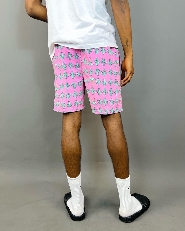 Hummo Cactus Swim shorts in pink