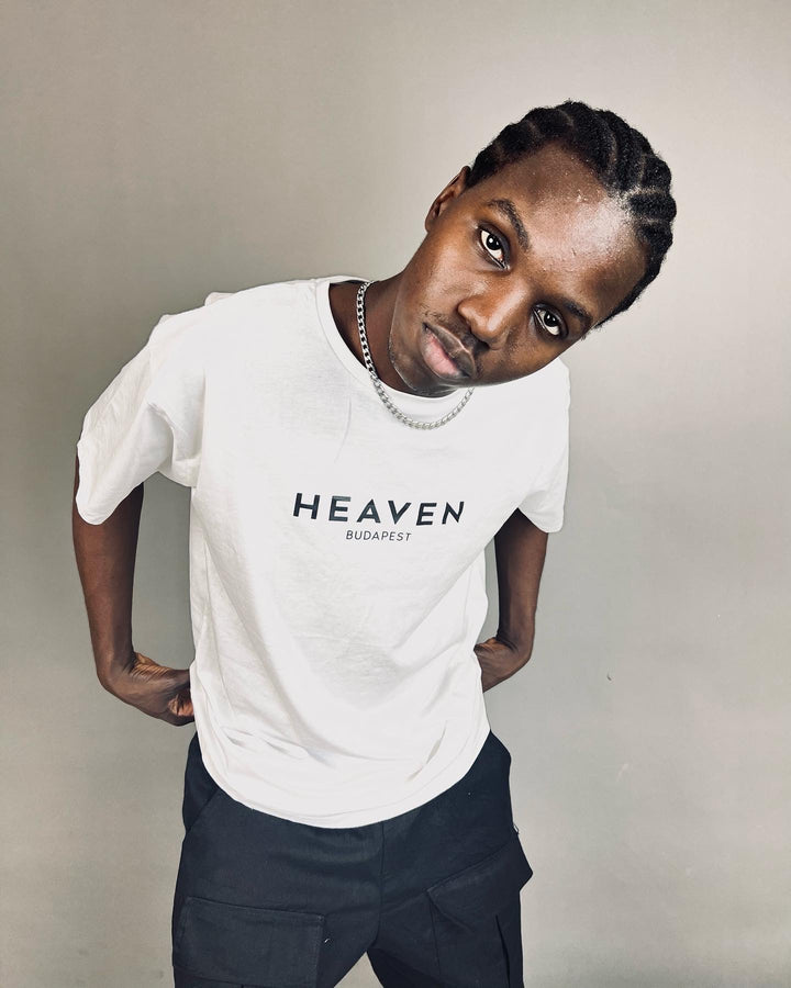 Heaven Budapest Backprint T-shirt in white