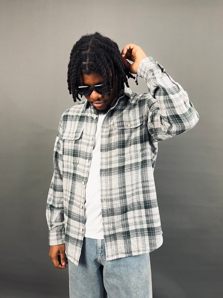 The North Face Flannel Shirt in wolf gray