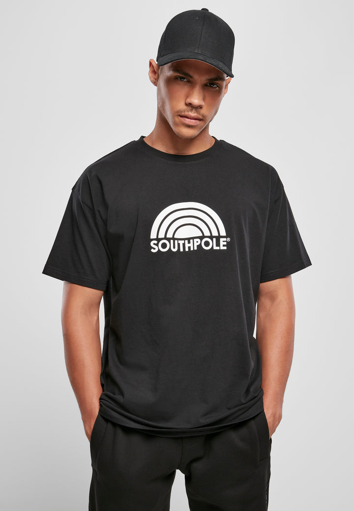 South Pole logo t-shirt in black