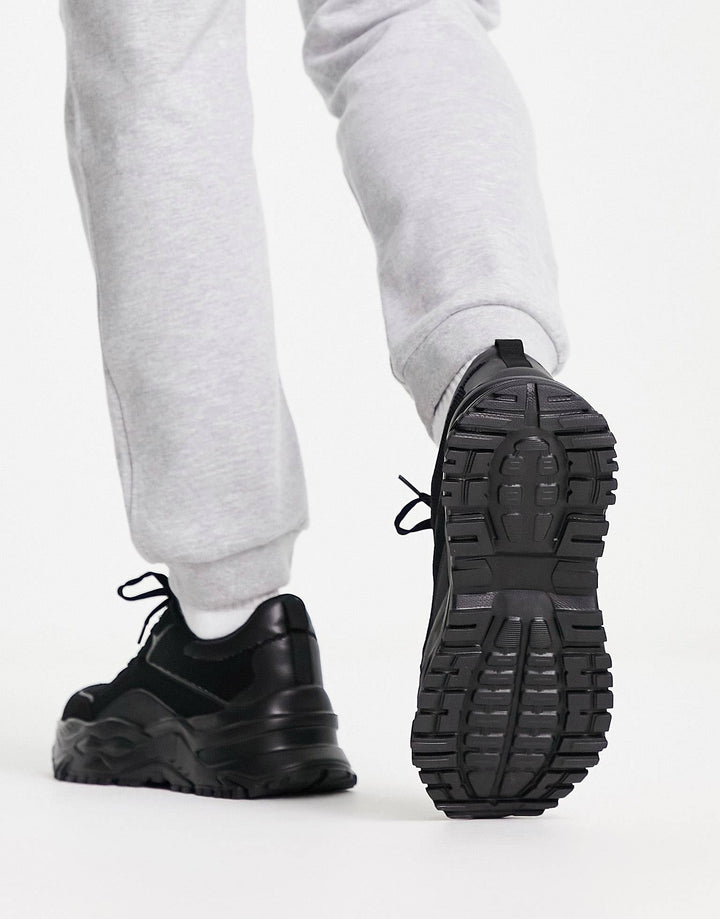 Public desire Adonis trainers in black