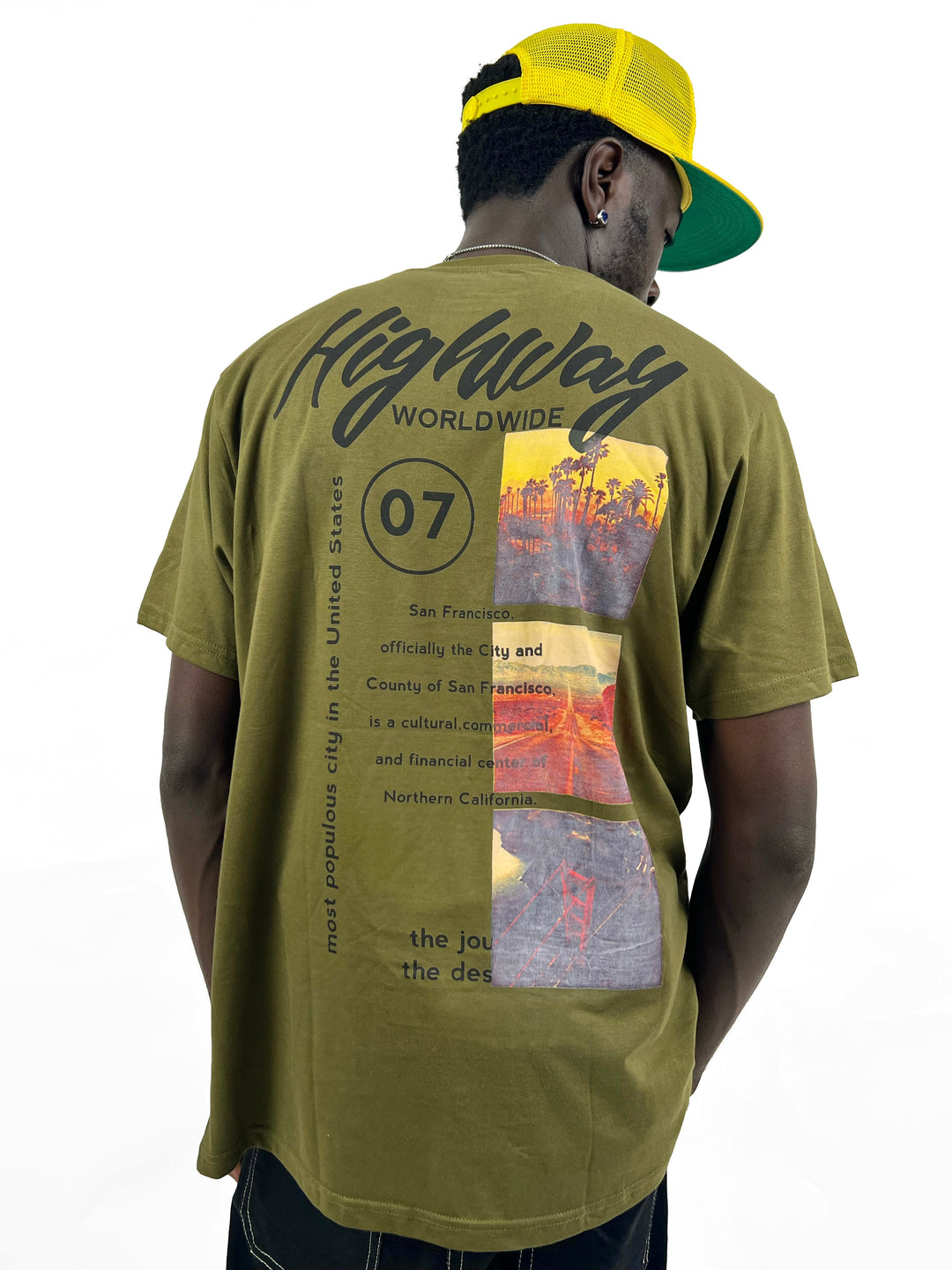 Difference of Opinion oversized chill pill backprint t-shirt in green