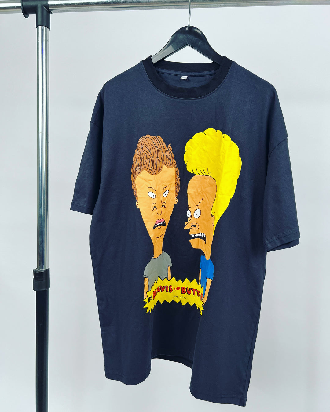 Beavis & Butthead graphic T-shirt in navy