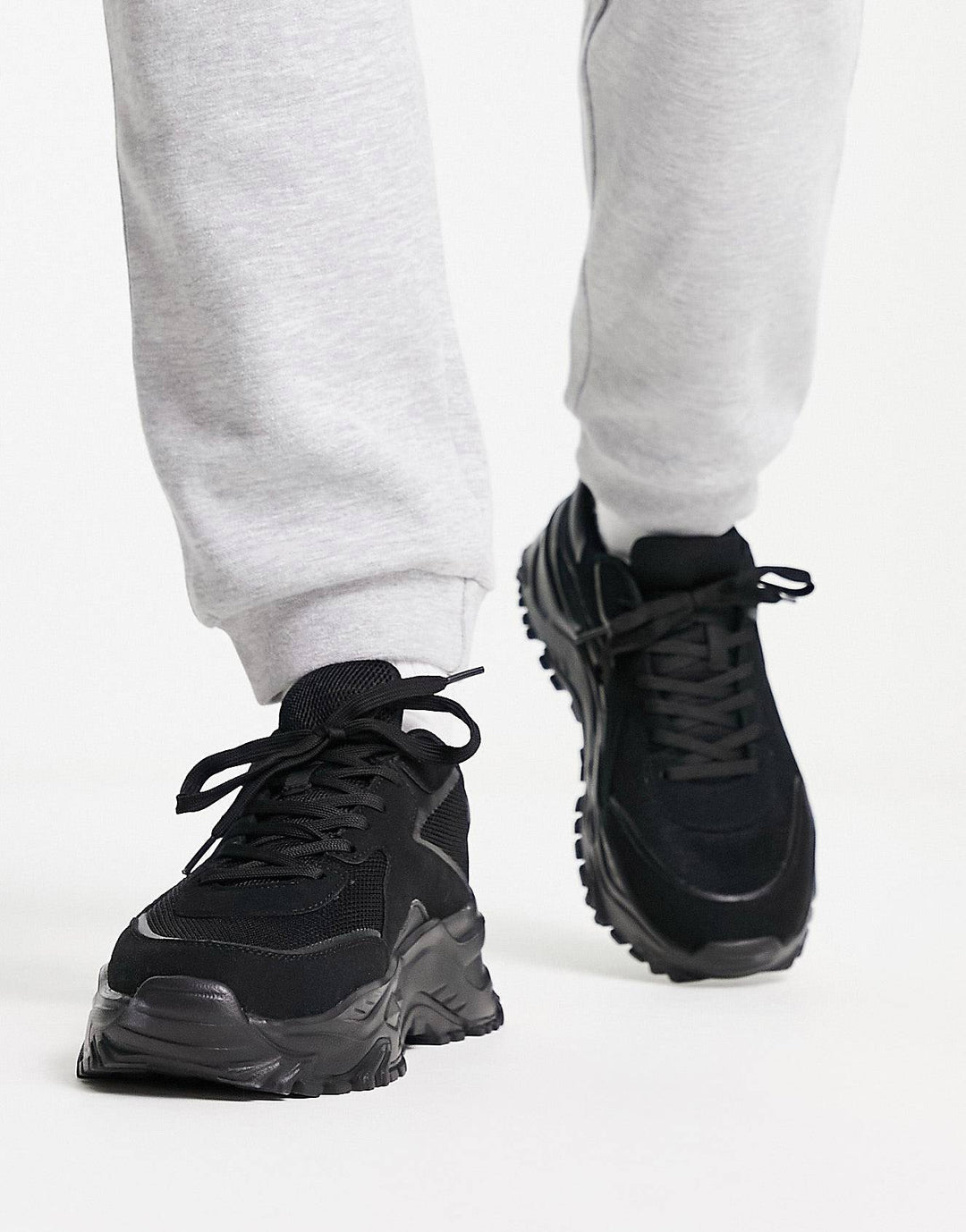 Public desire Adonis trainers in black