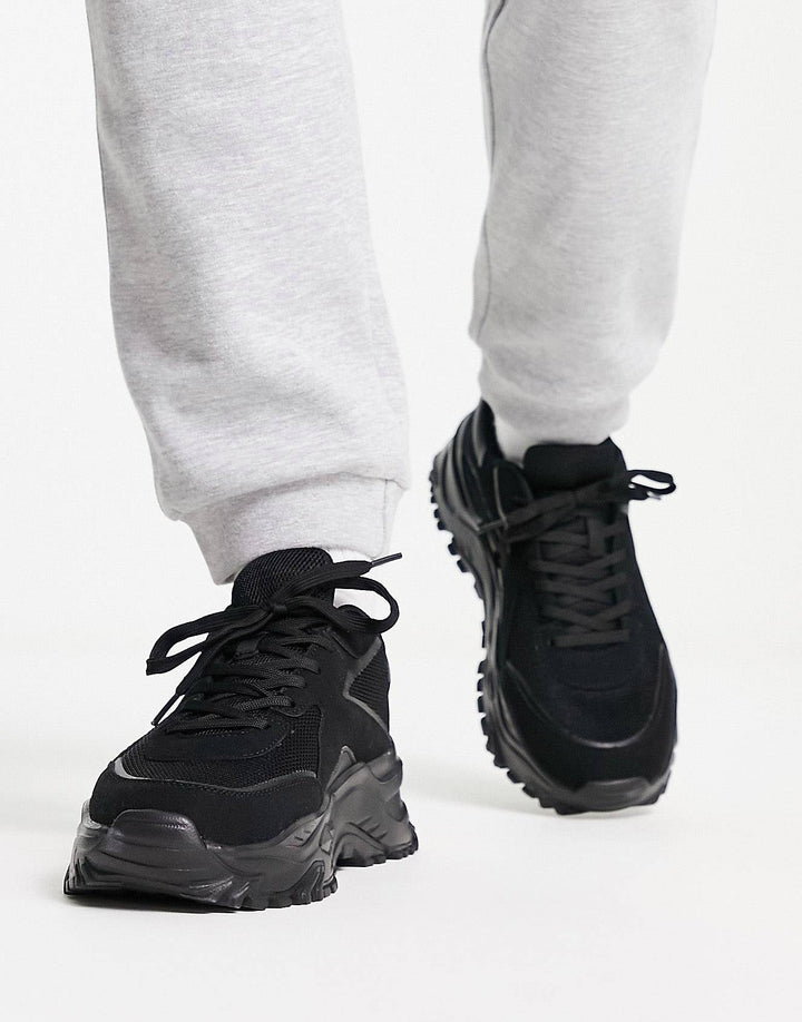 Public desire Adonis trainers in black