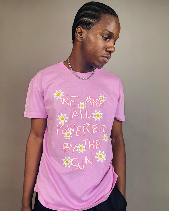 Forever 21 Sunflower T-shirt in pink