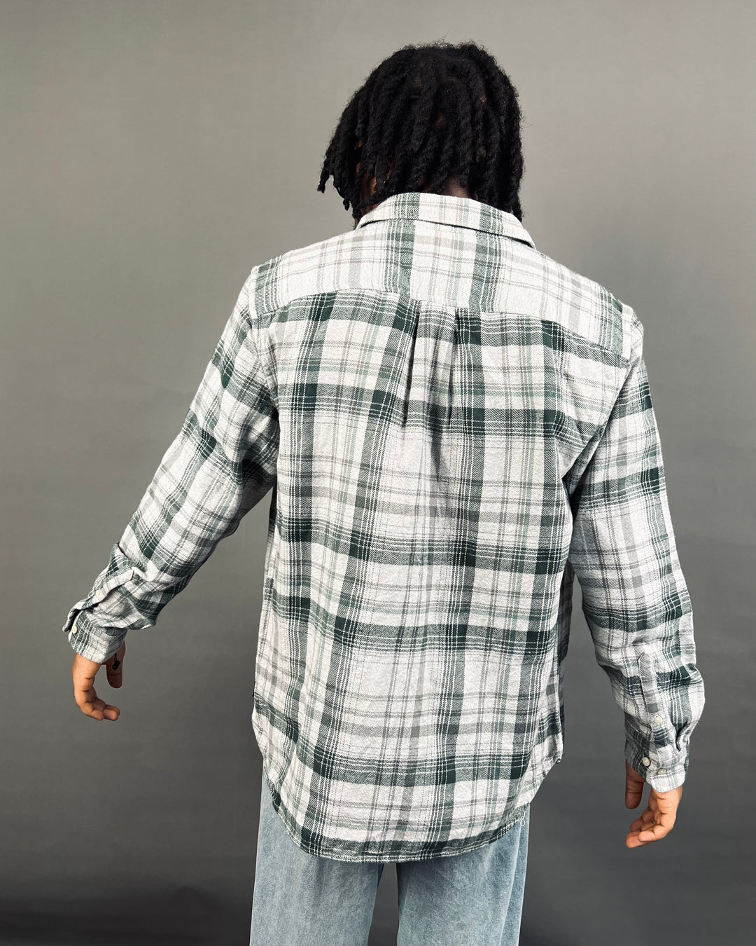 The North Face Flannel Shirt in wolf gray