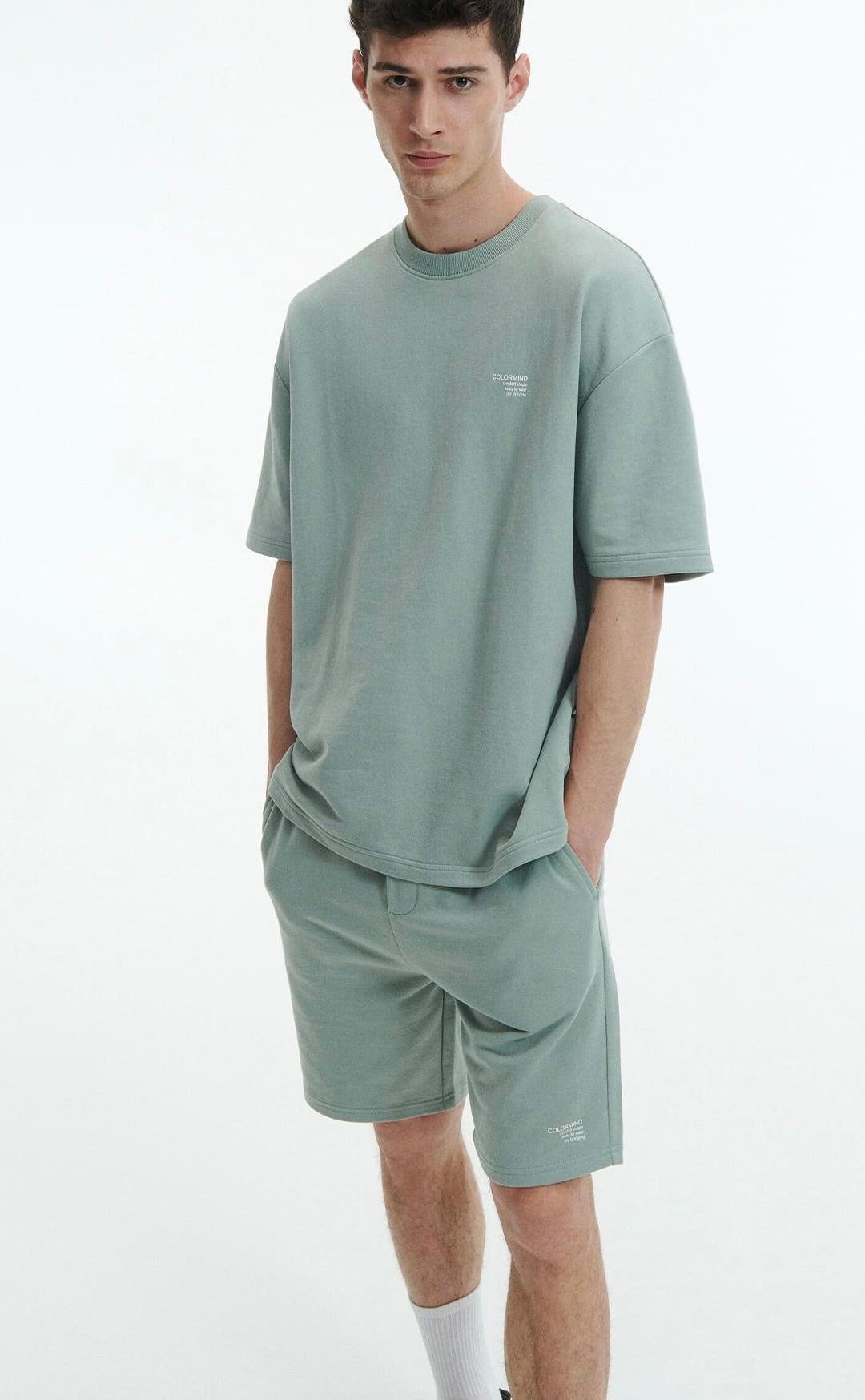 Reserved Colormind Jogger shorts in mint