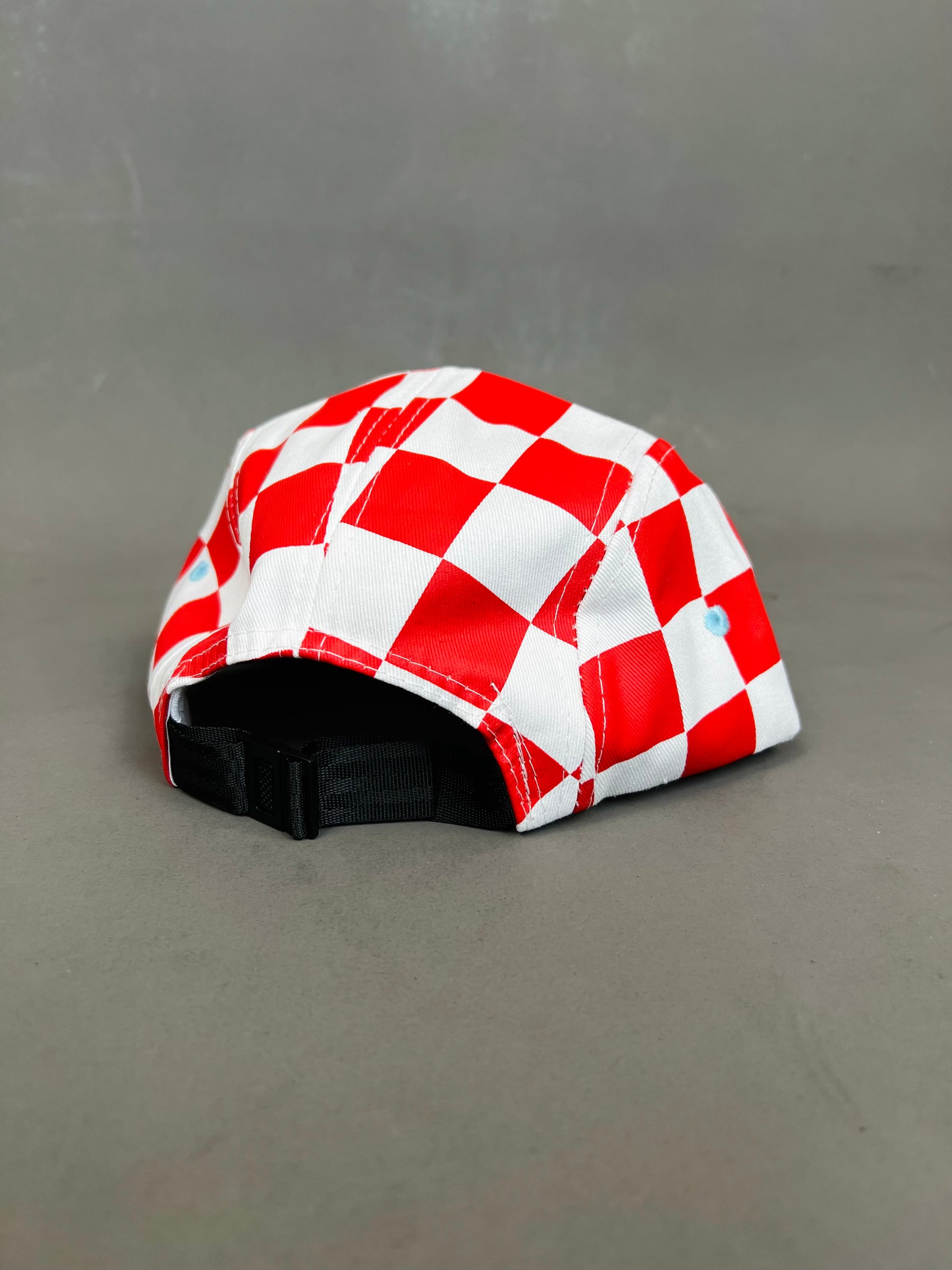 Golf Wang Checkered Camp Cap in Red/Blue – Garmisland Golf Wang Checkered Camp Cap in Red/Blue – Garmisland