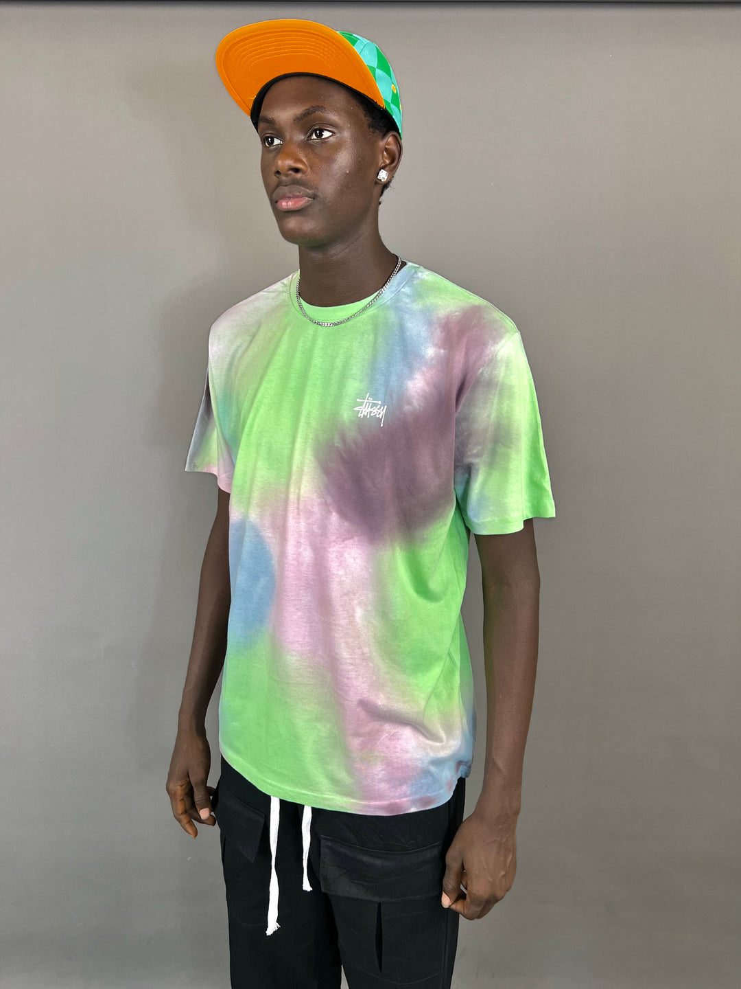 Stussy slime dye t-shirt