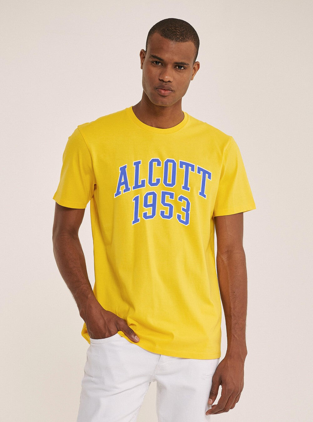 Alcott Yellow T-shirt with Print