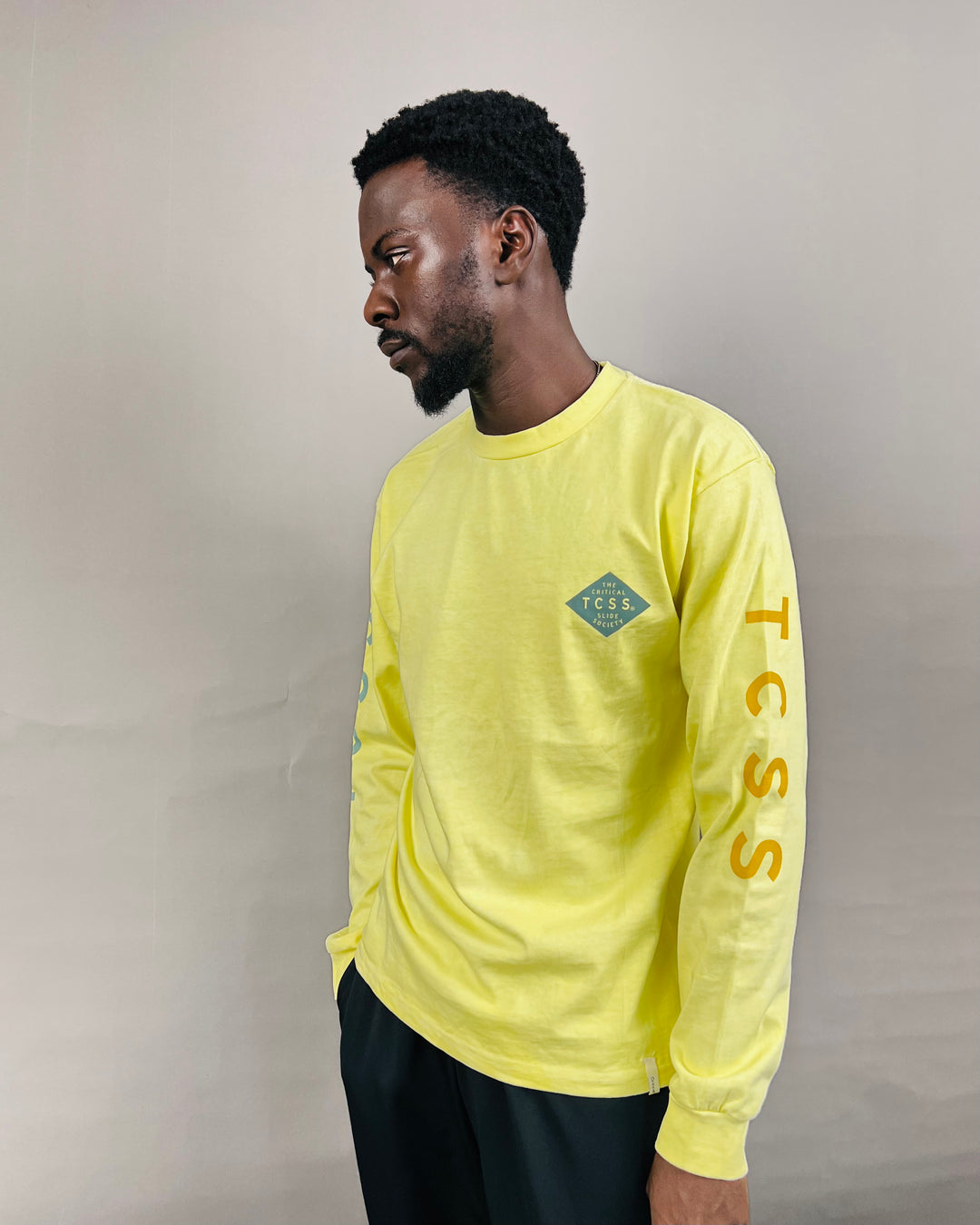 Critical Slide/TCSS "STANDARD LONG SLEEVE T-shirt yellow