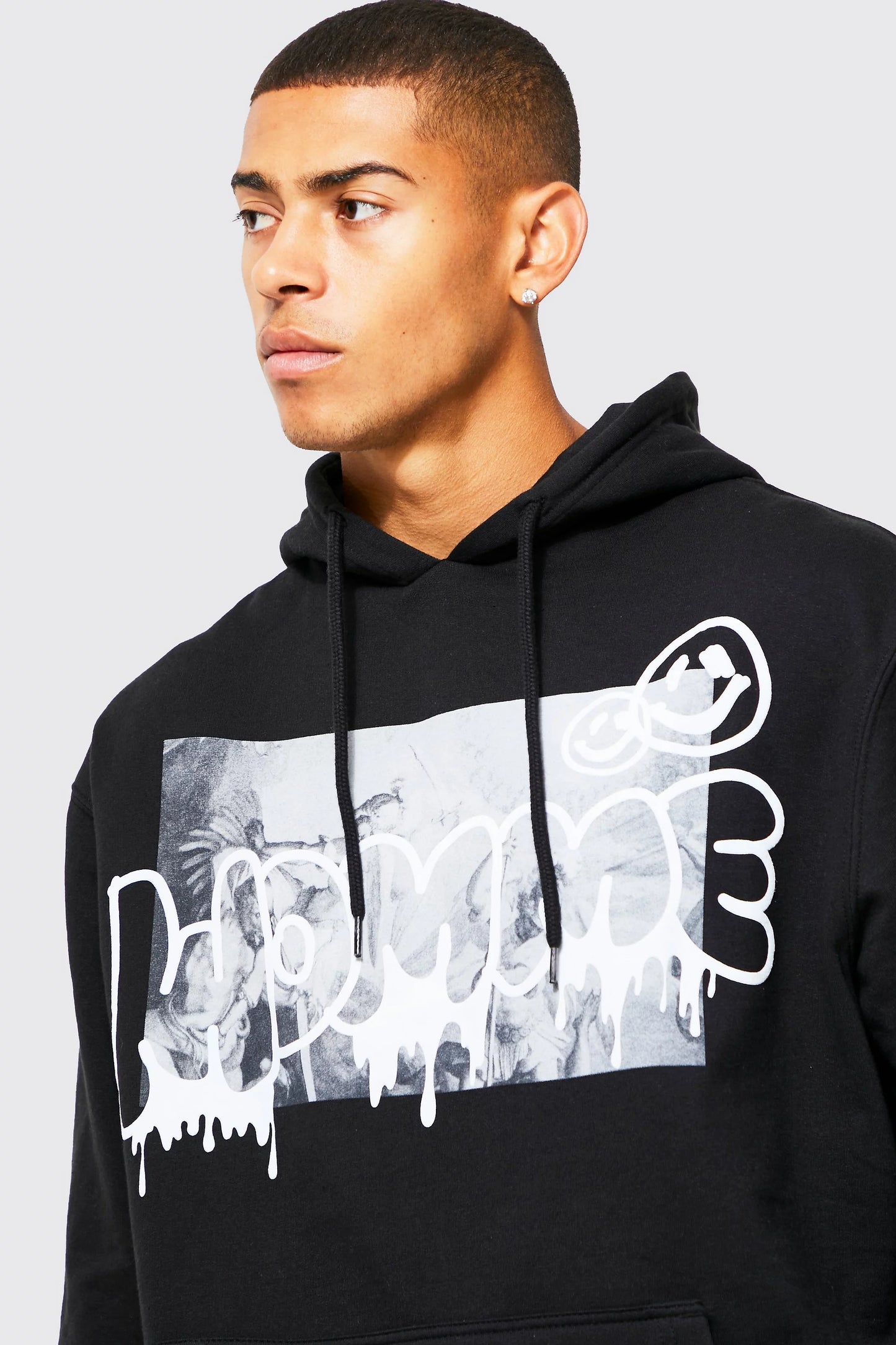 Oversized hoodie boohooman Clearance