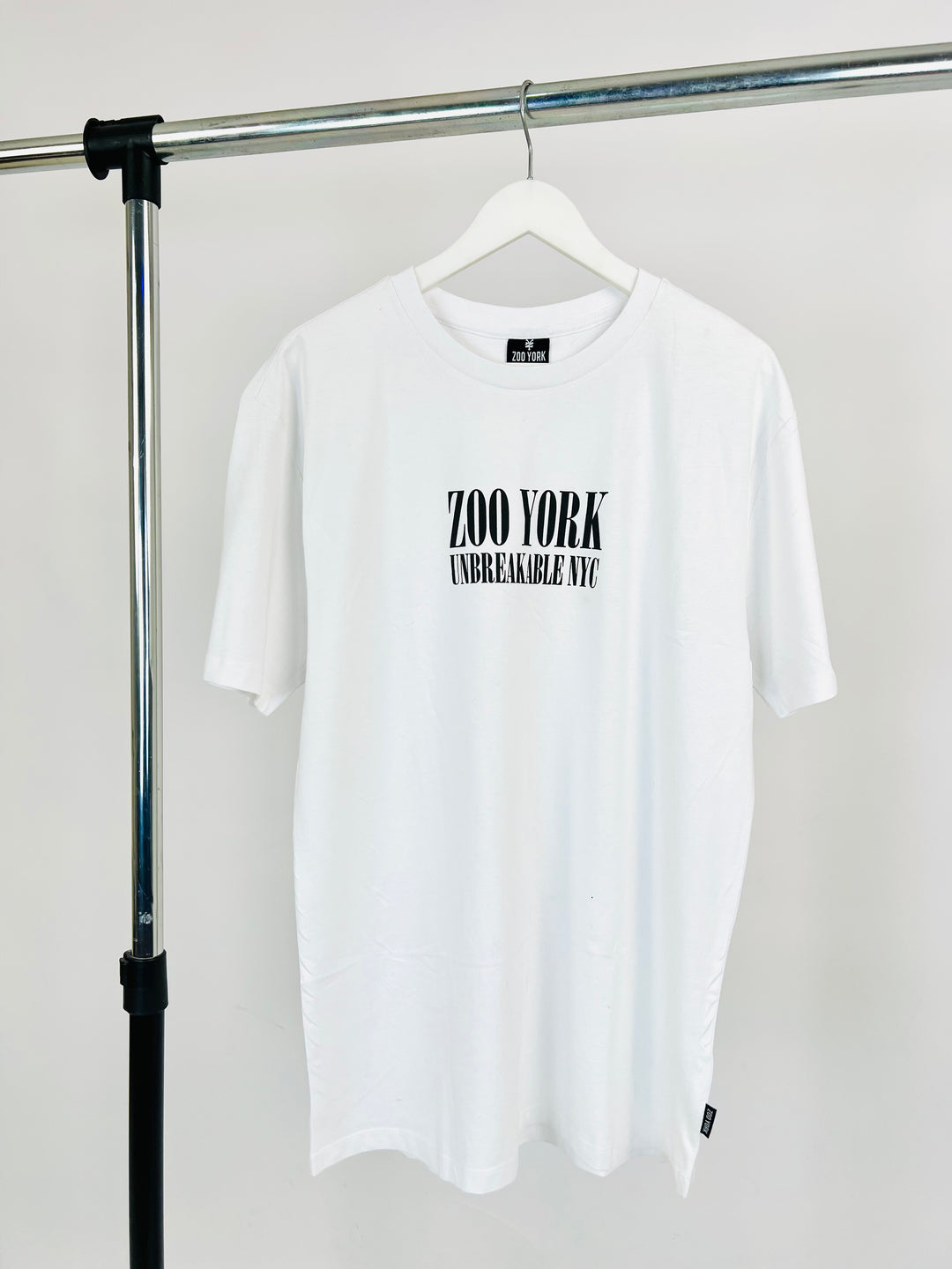 Zoo York Unbreakable Script logo T-shirt in white