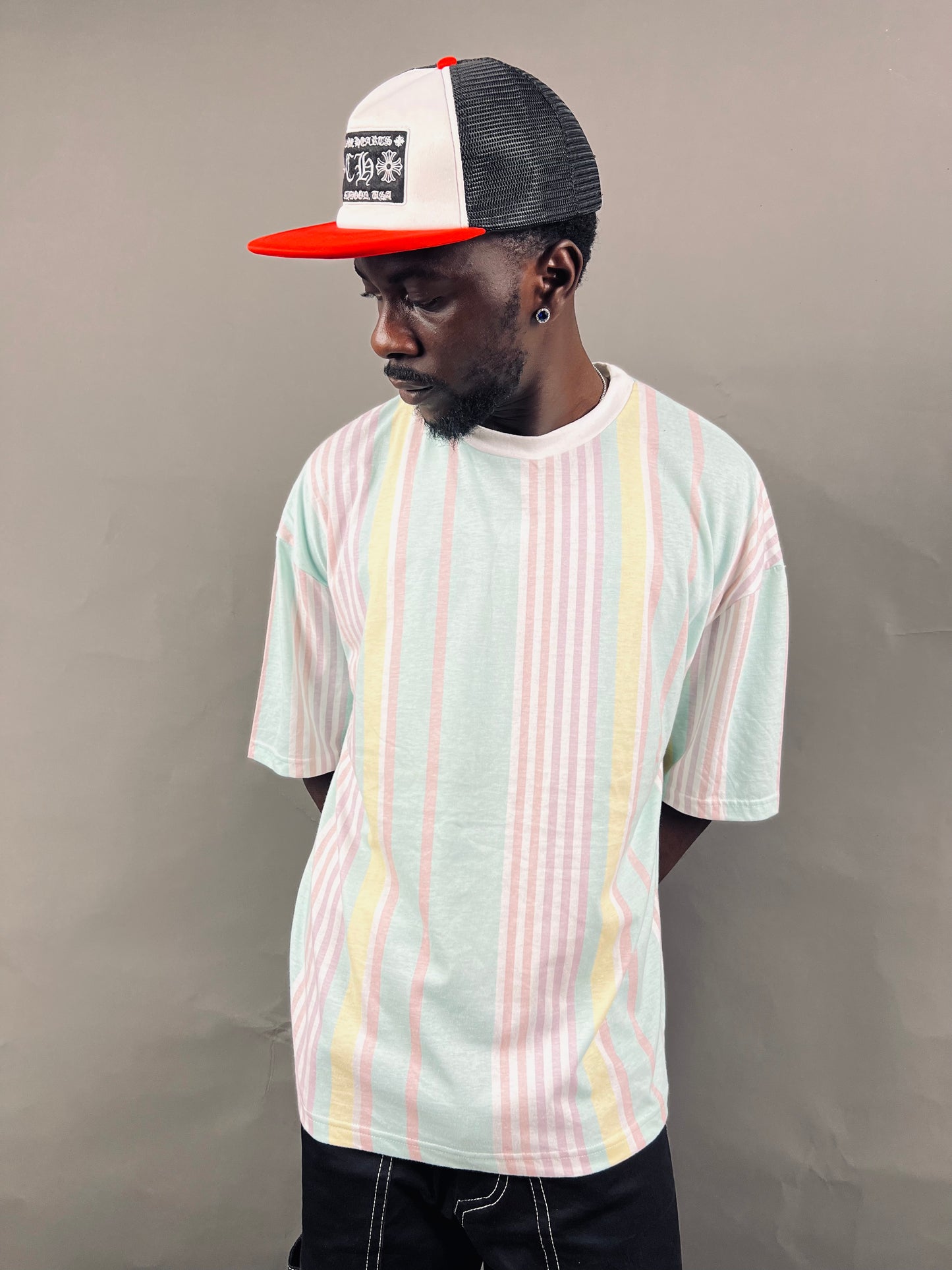 C&A Multicolor pinstripe T-shirt