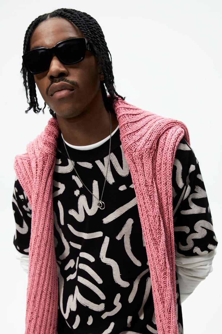 ZARA PRINTED KNIT T SHIRT Garmisland