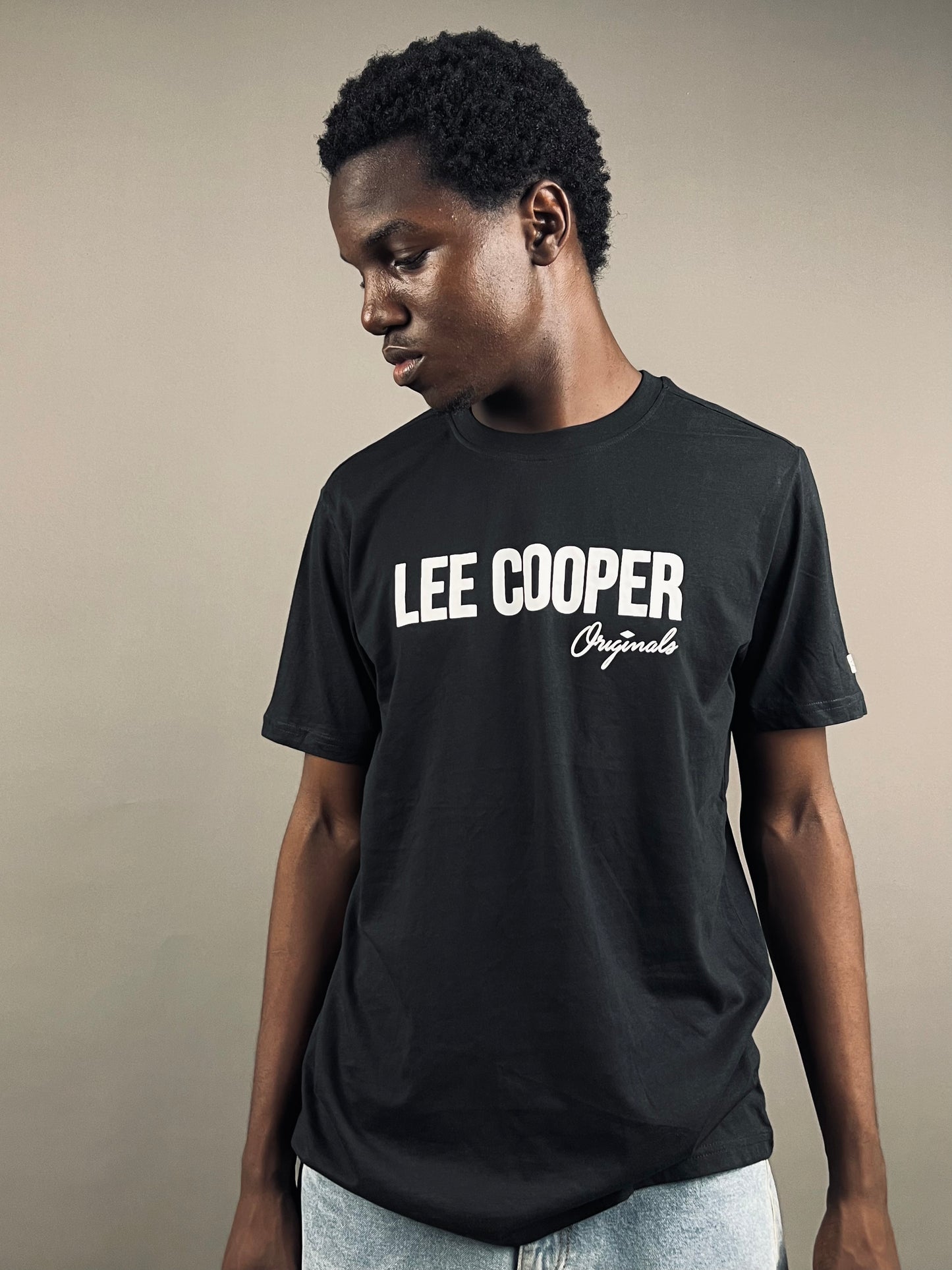 Lee Cooper Print T-shirt in black