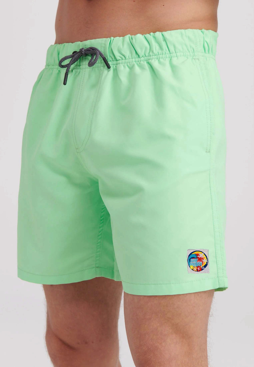 Surf Society Swim Short in Green