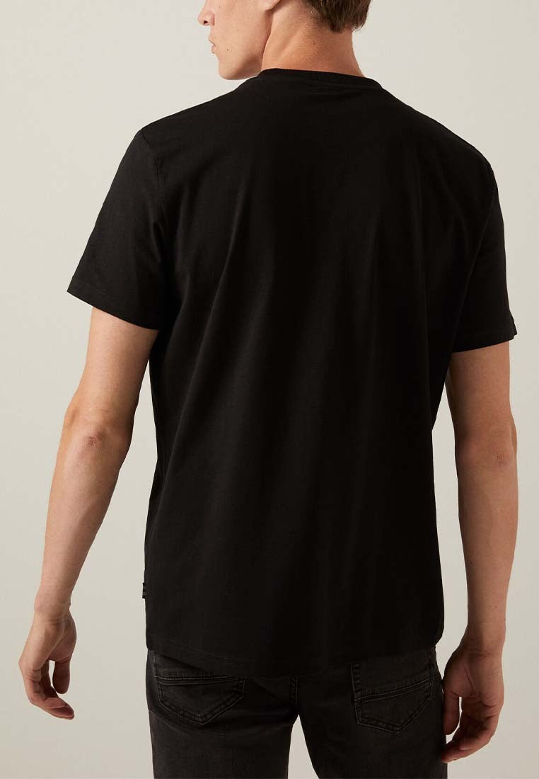 Springfield astronaut t-shirt in black