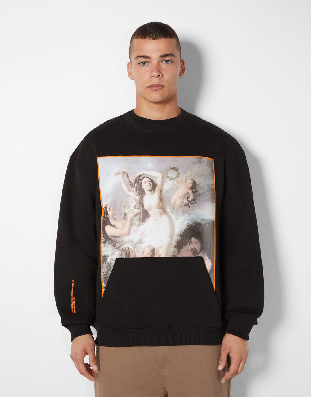 Bershka art series print sweatshirt