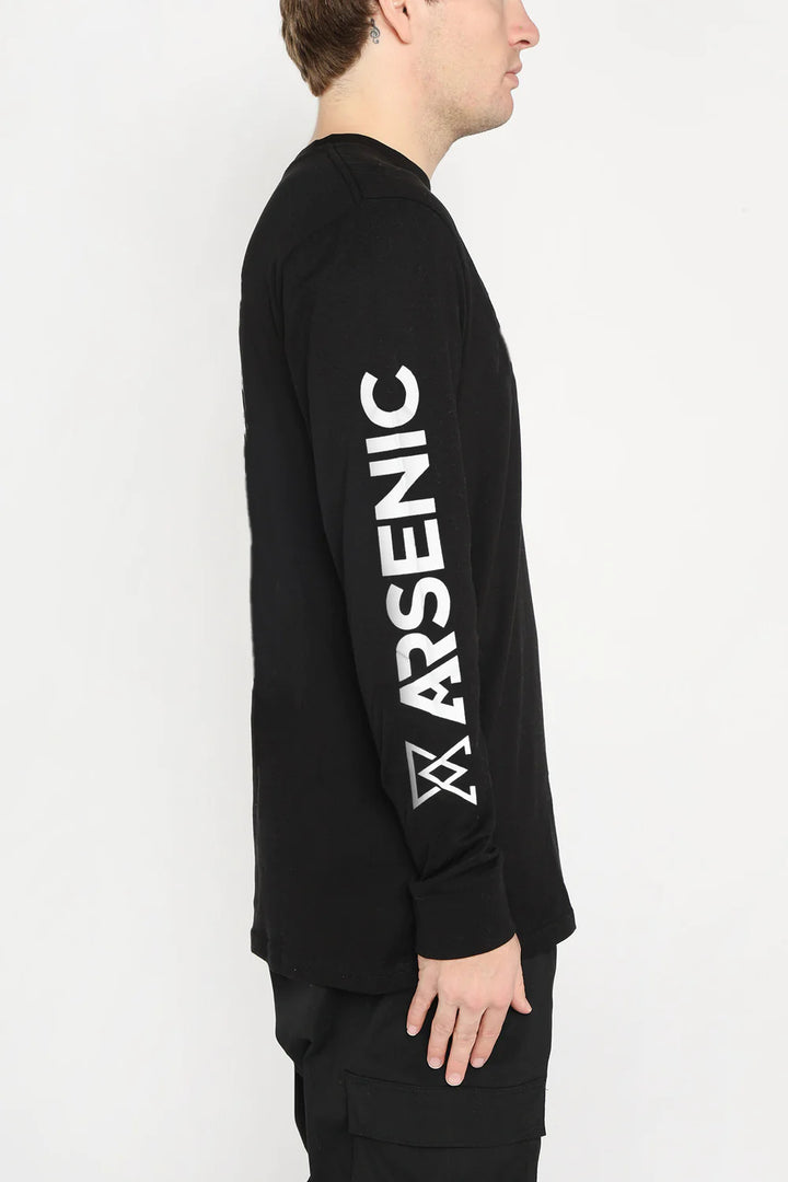 Arsenic mob mentality print long sleeve t-shirt