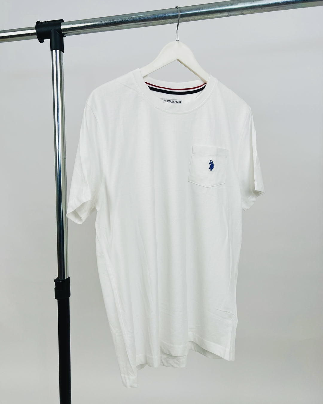 Us Polo Assn pocket T-shirt in white