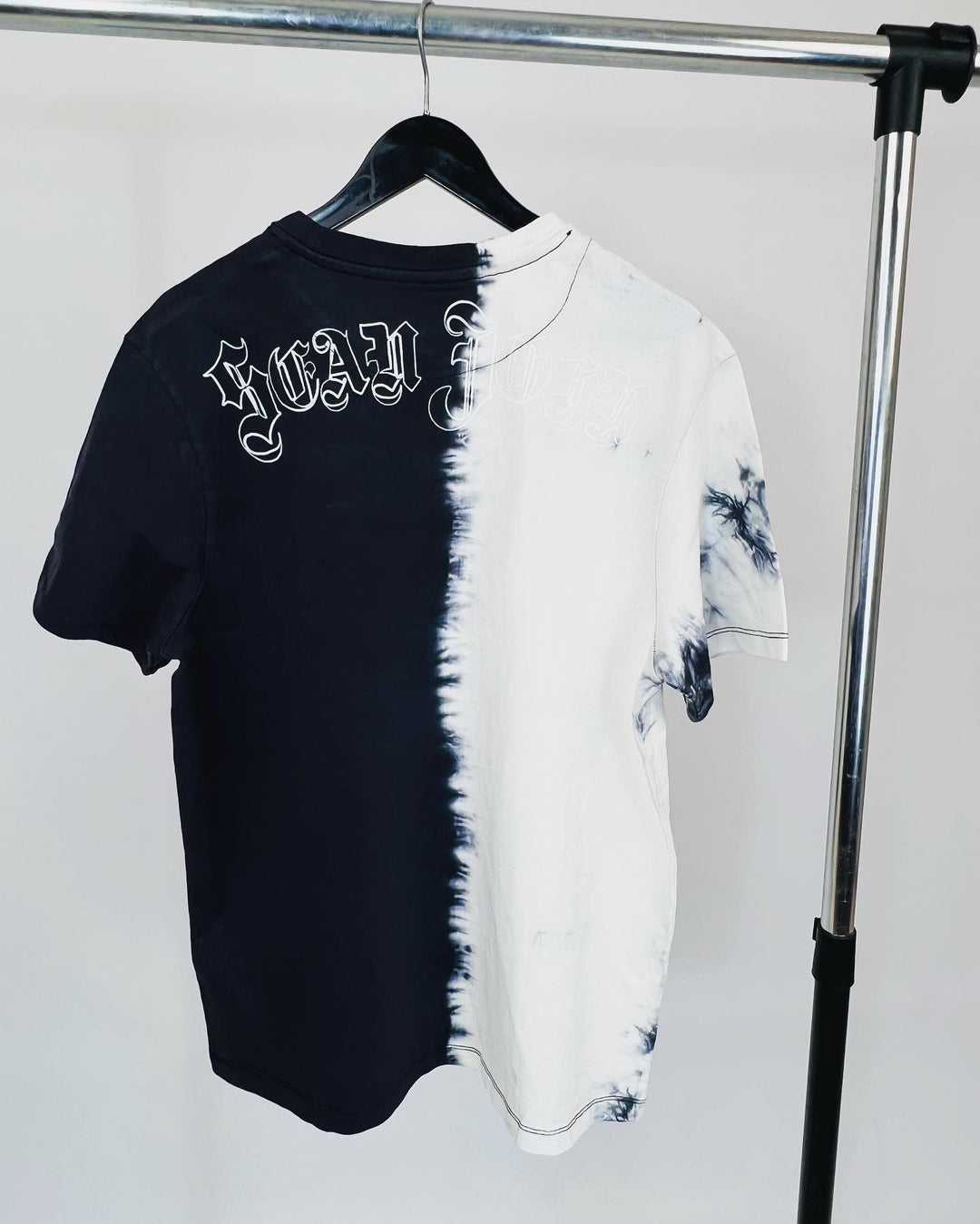 Sean Jean Script Spliced Dye T-shirt