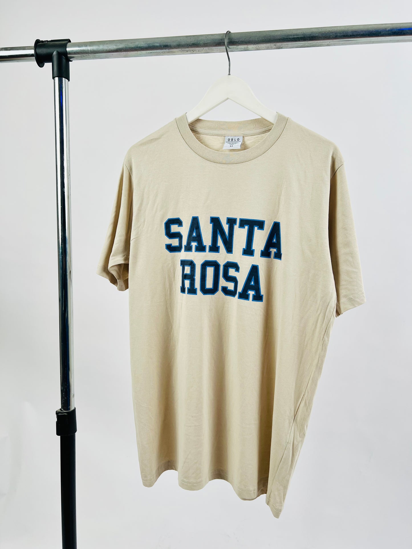 Santa Rosa print T-shirt in beige