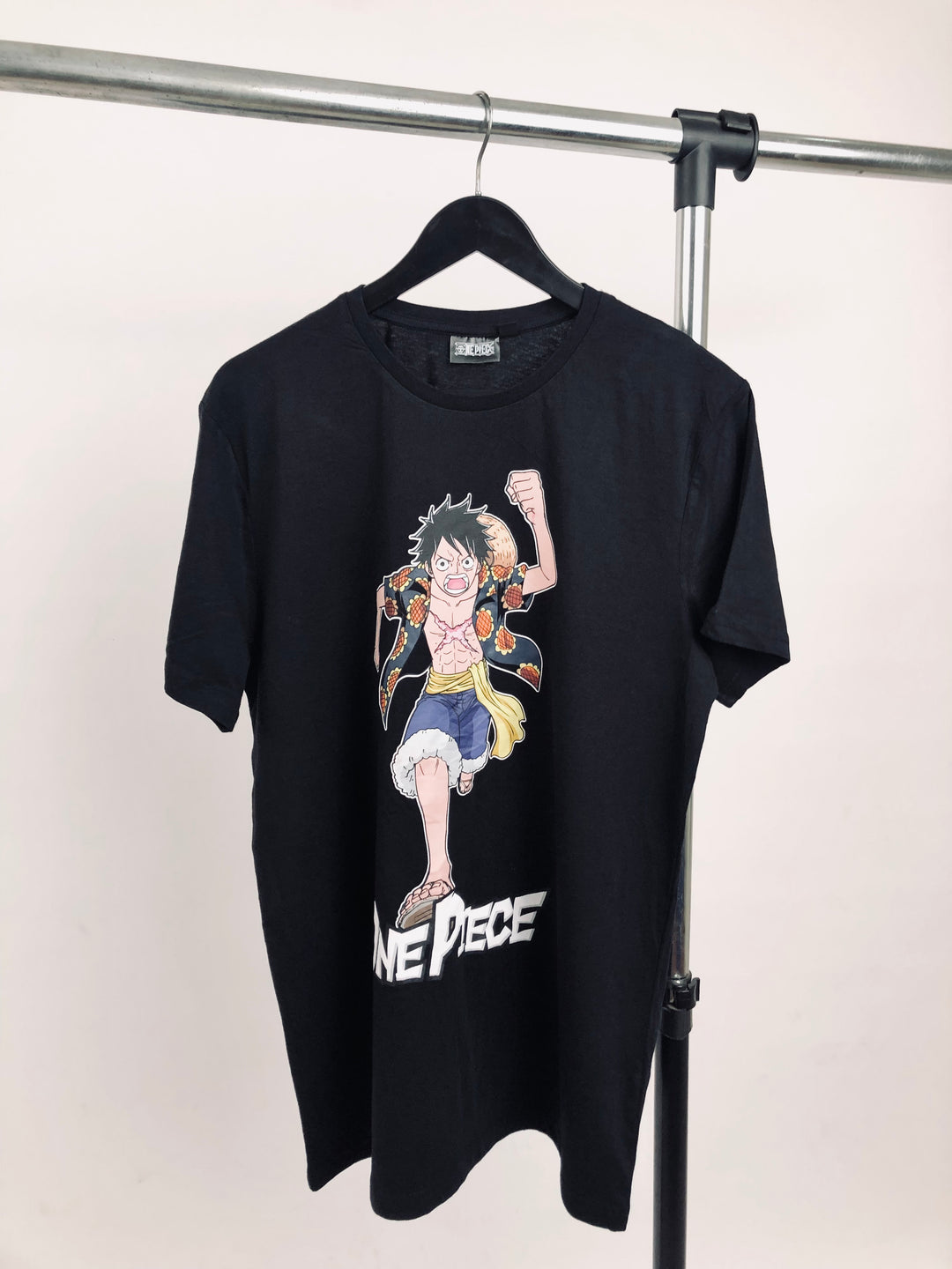 One Piece print T-shirt in black