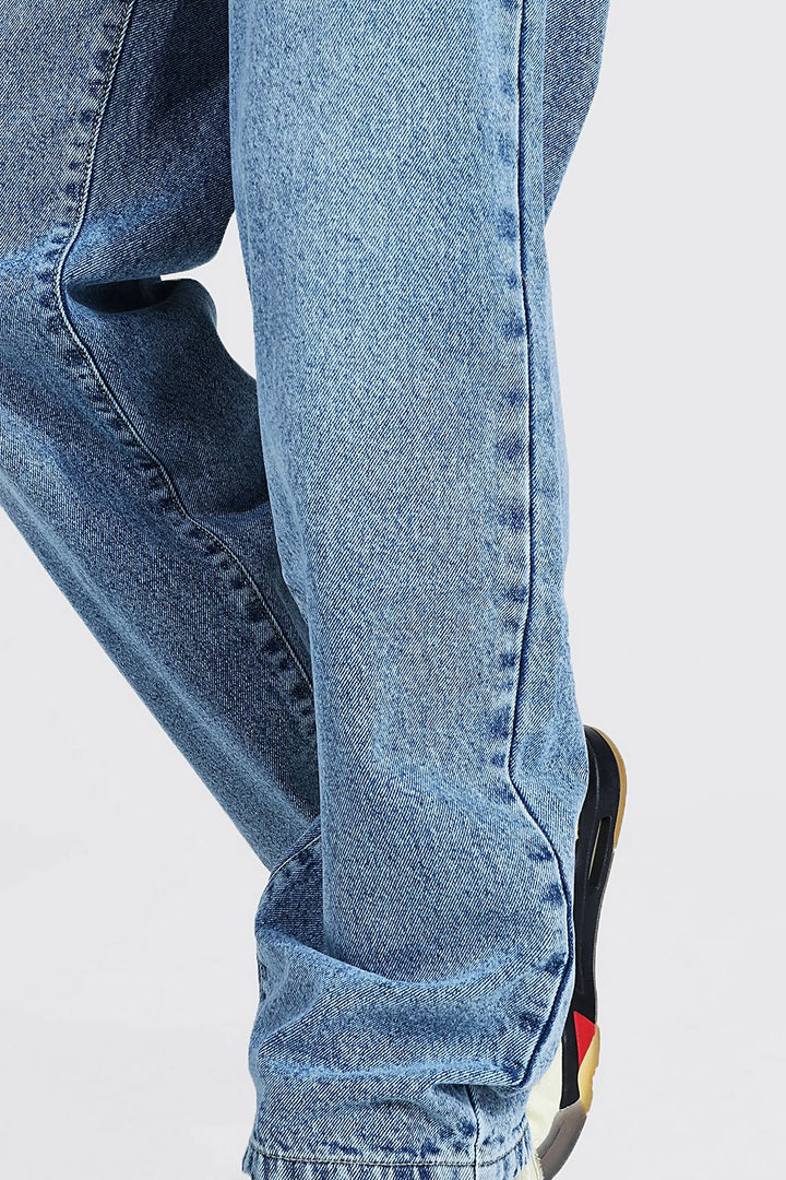 BOOHOOMAN RELAXED RIGID FIT JEANS