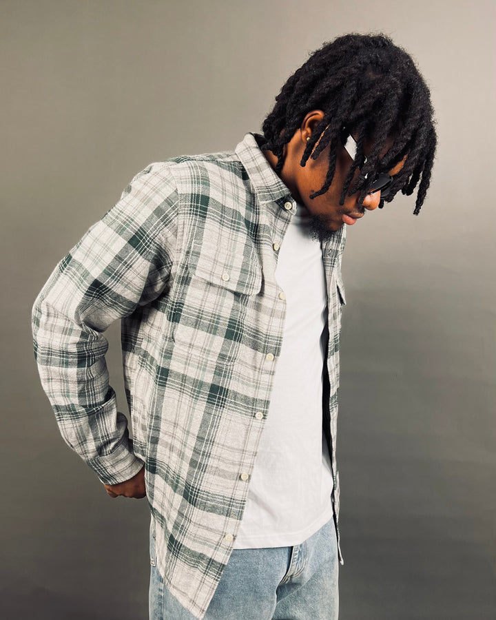 The North Face Flannel Shirt in wolf gray