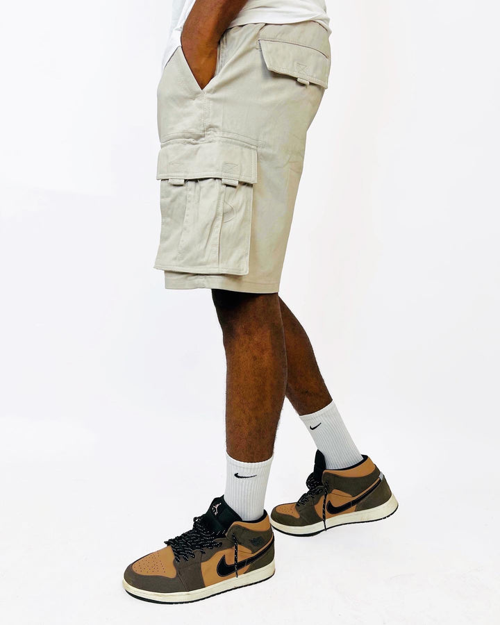 Rivers Cargo Shorts in Beige