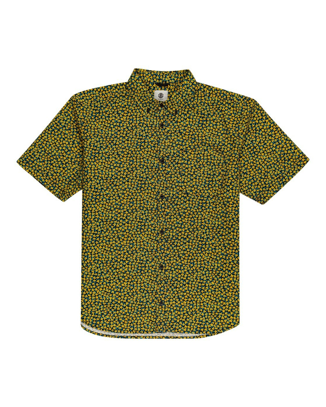 Element meadow short sleeve shirt in yellow