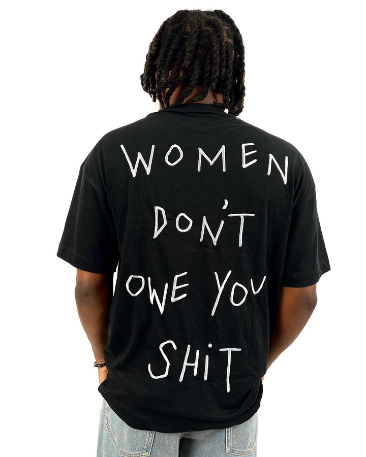 Chnge Feminist Backprint T-shirt in black