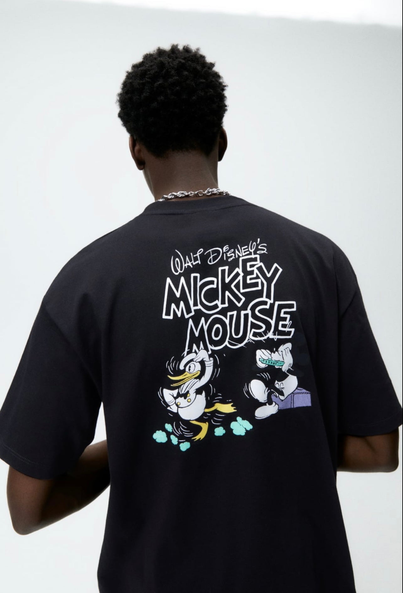 Mickey mouse t shirt zara online