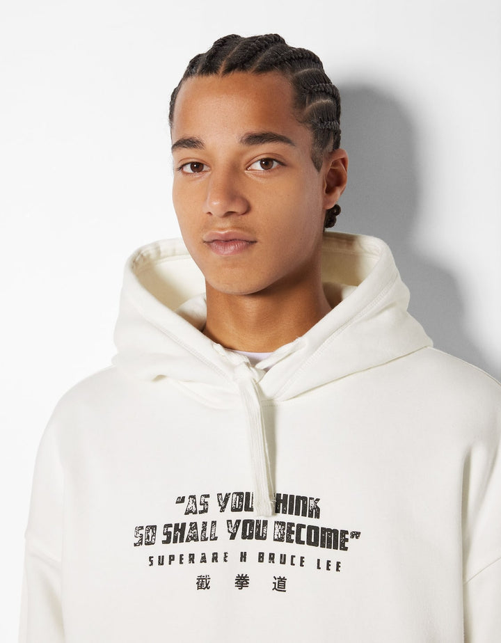 Bershka Bruce Lee print hoodie