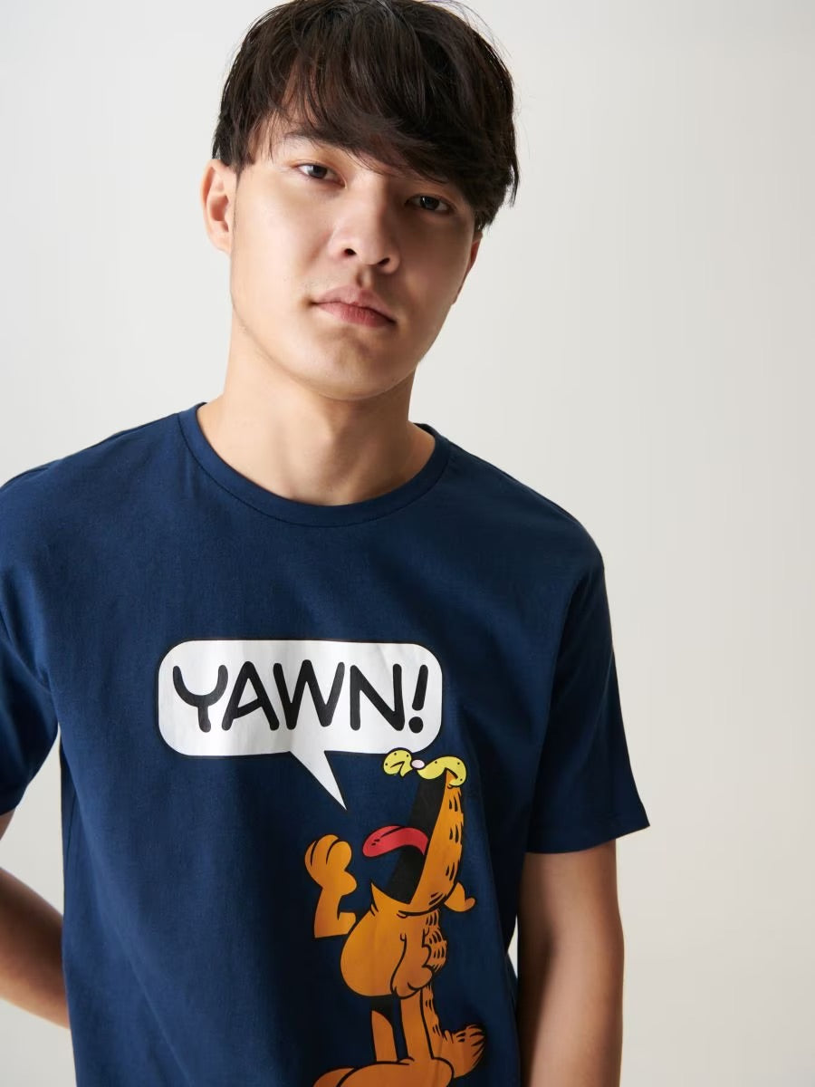 Sinsay Garfield Yawn T-shirt