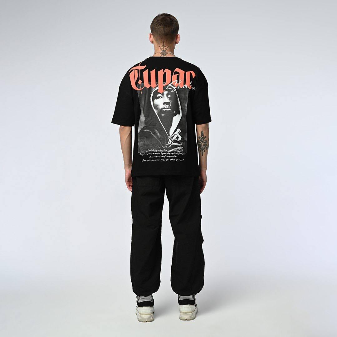 25-12 Tupac oversized backprint t-shirt