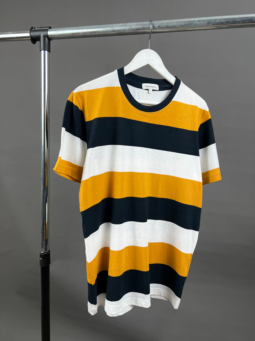 Padini bar stripe t-shirt in yellow