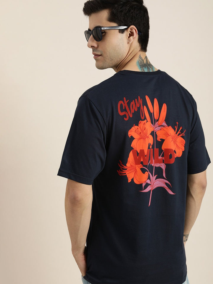 Dillinger Backprint T-shirt in navy