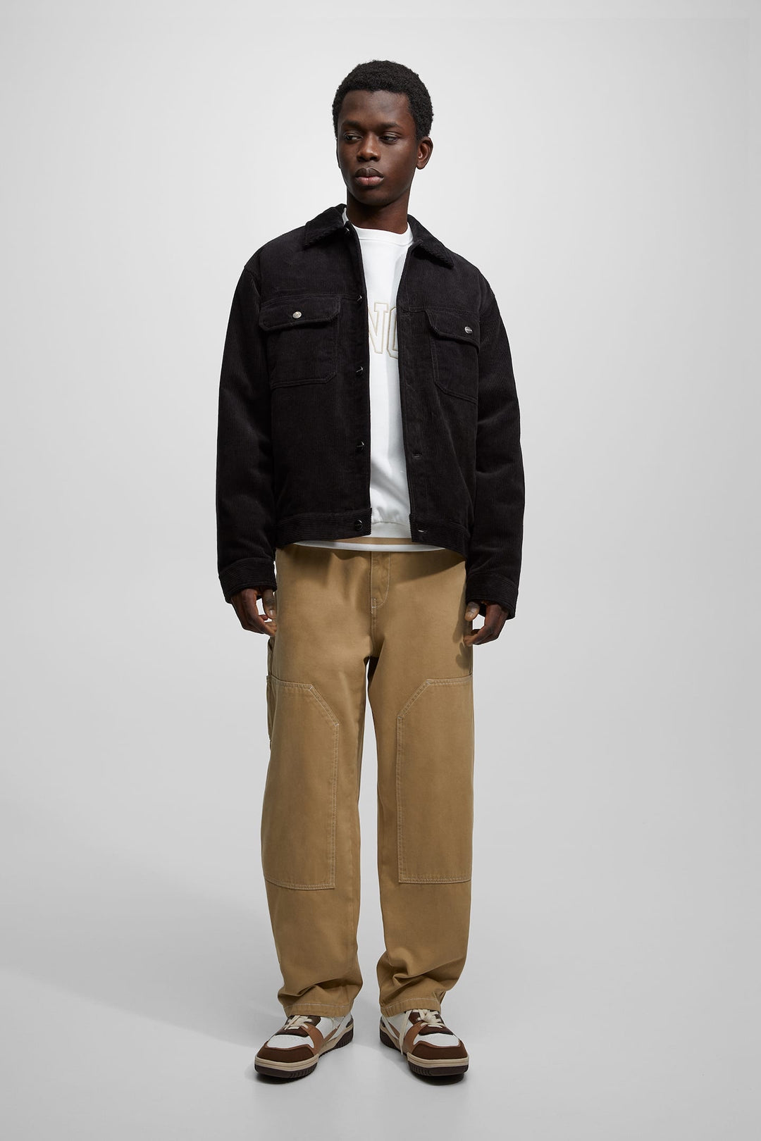 Pull&Bear Kangol carpenter trousers